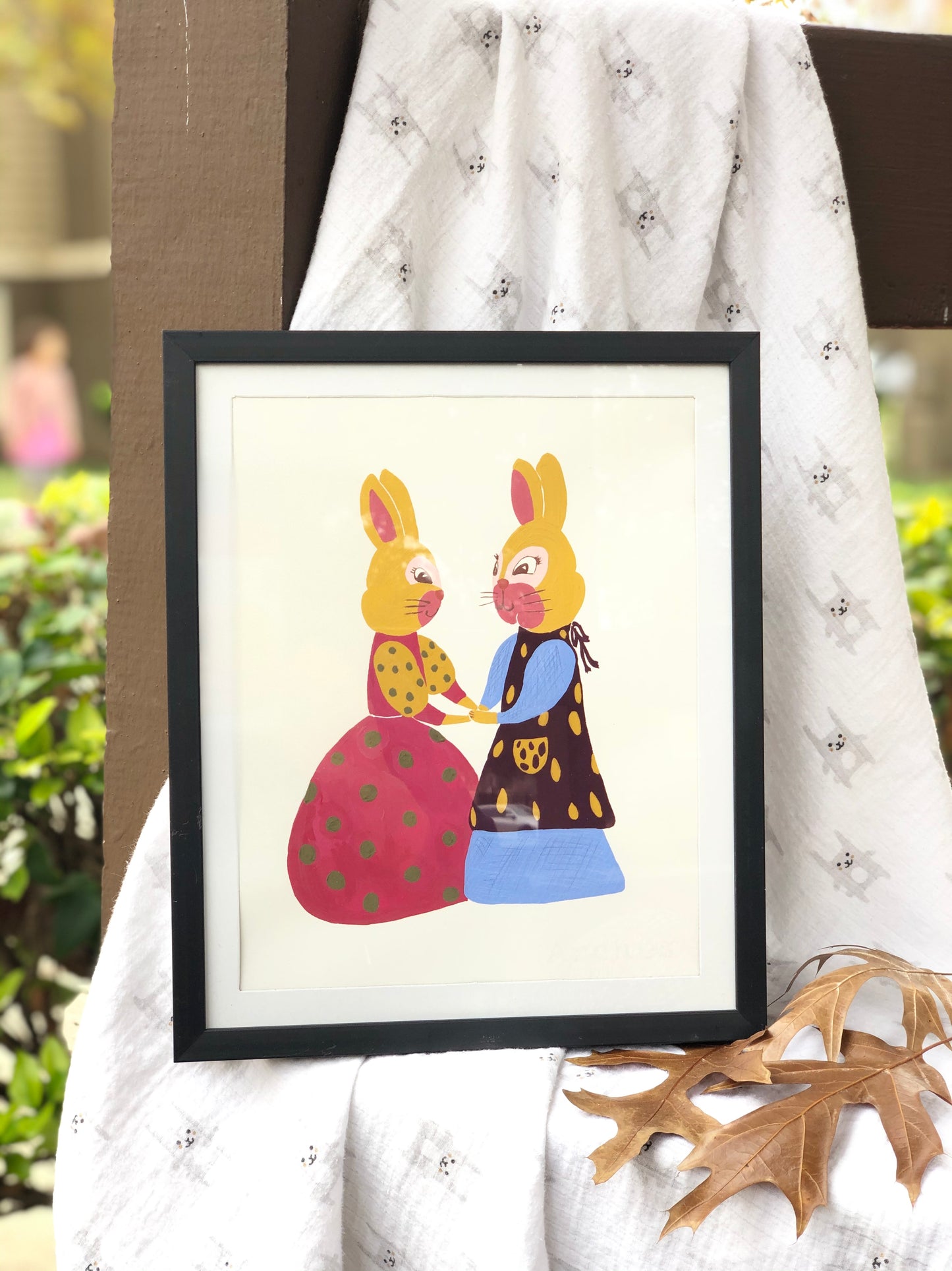 "Companion" Original Gouache Painting