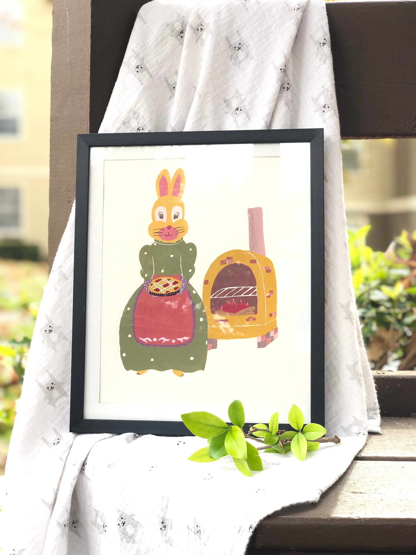 "Chef" Original Gouache Painting SOLD OUT
