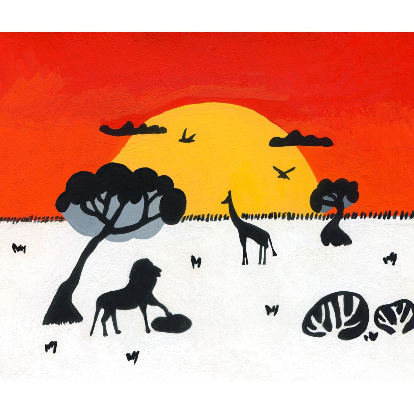 "Sunrise in African Savanna"