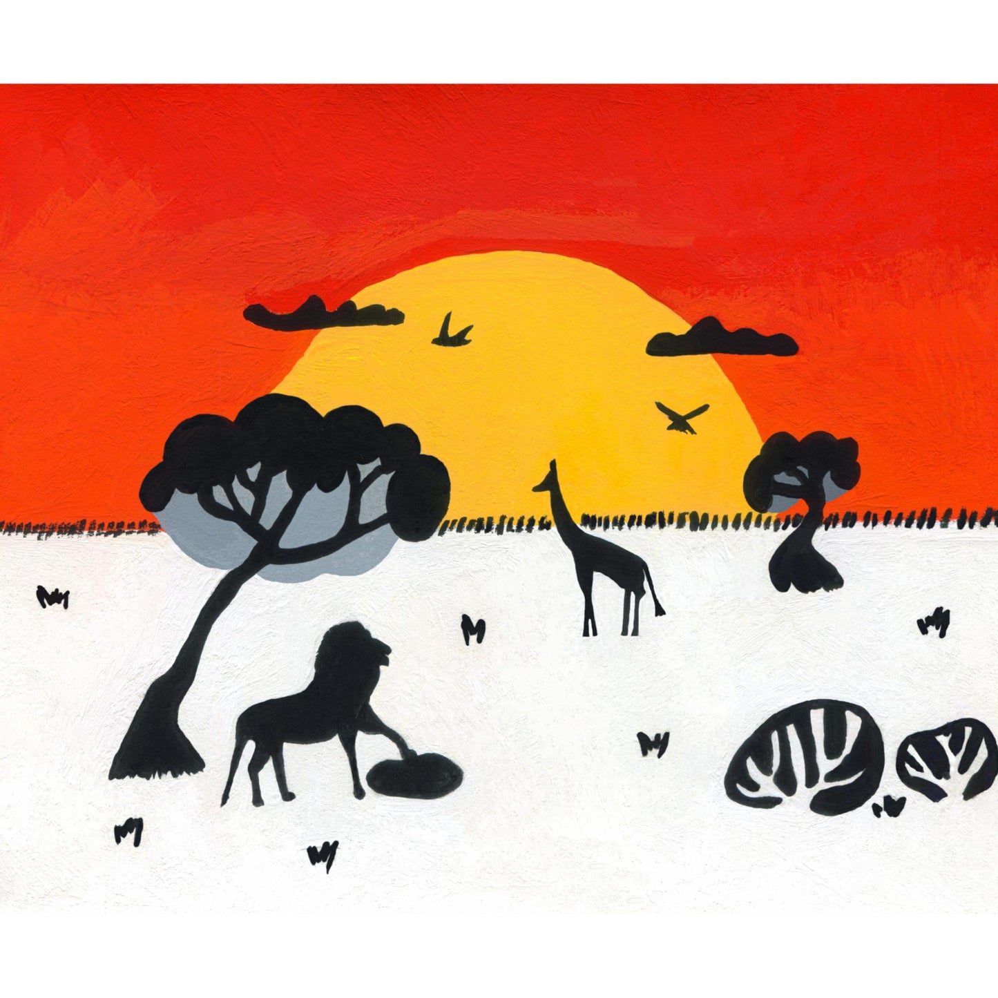 "Sunrise in African Savanna"